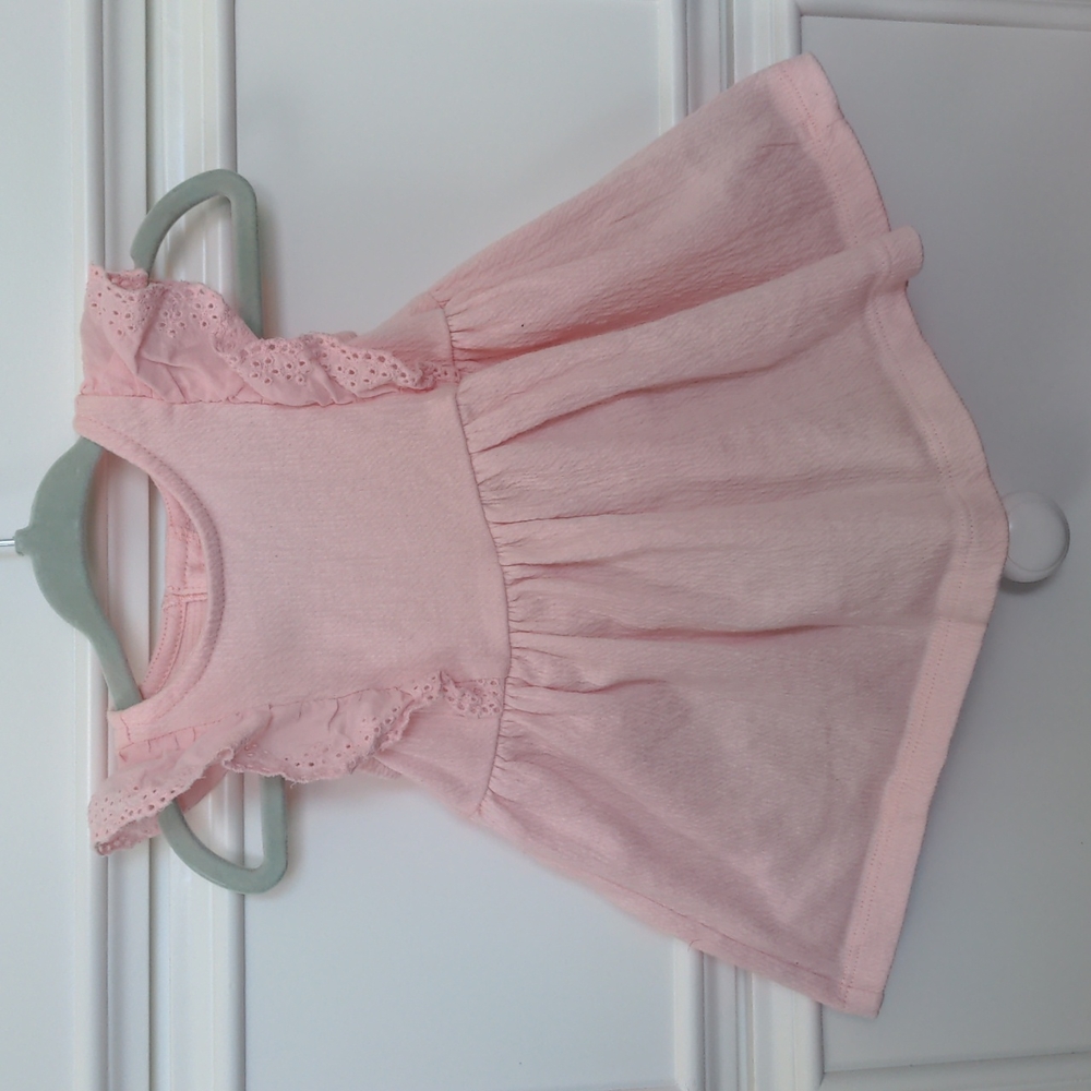 Carter's Pink dress with ruffle details